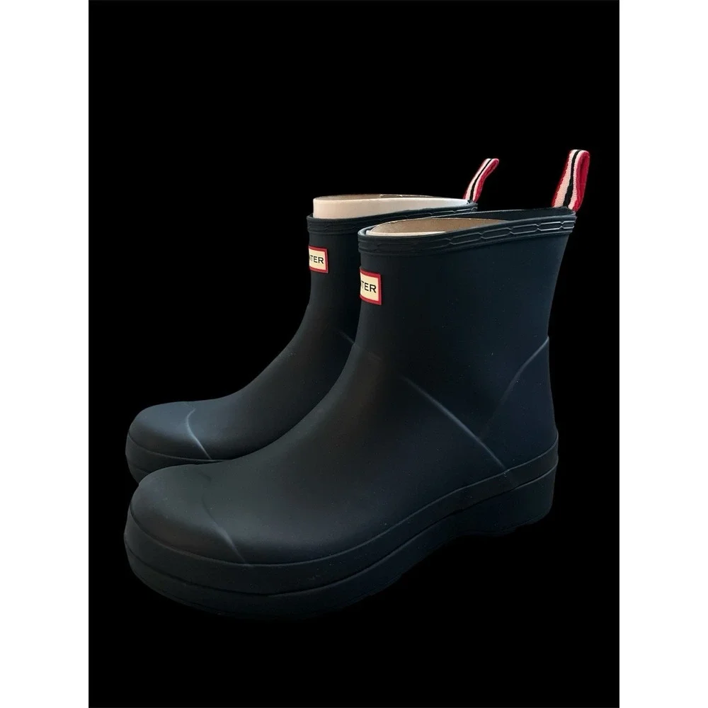 Size 12 - HUNTER M PLAY SHORT BOOT Rain Boots MFS9088RMA Valtameri Blue